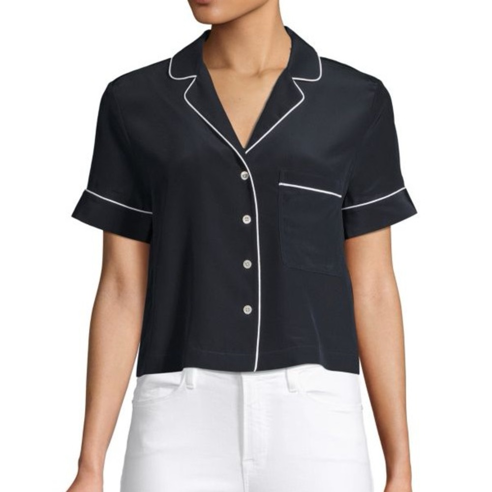 Frame Silk button down